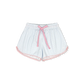 Set Fashions Set Athletics Emily Short--Cotton Candy Blue Ministripe, Cotton Candy Pink