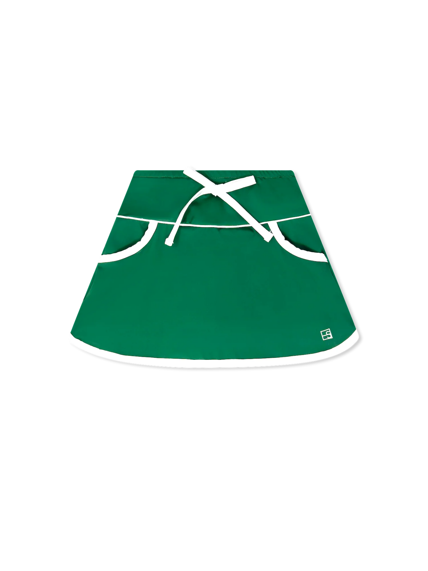 Set Fashions Tiffany Tennis Skort--Augusta Green, Pure Coconut