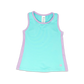 Set Fashions Set Athletics Drew Tank--Totally Turquoise, Petal Purple