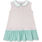Lullaby Set Mary Margaret Dress--Pensacola Pink Ministripe/Mint