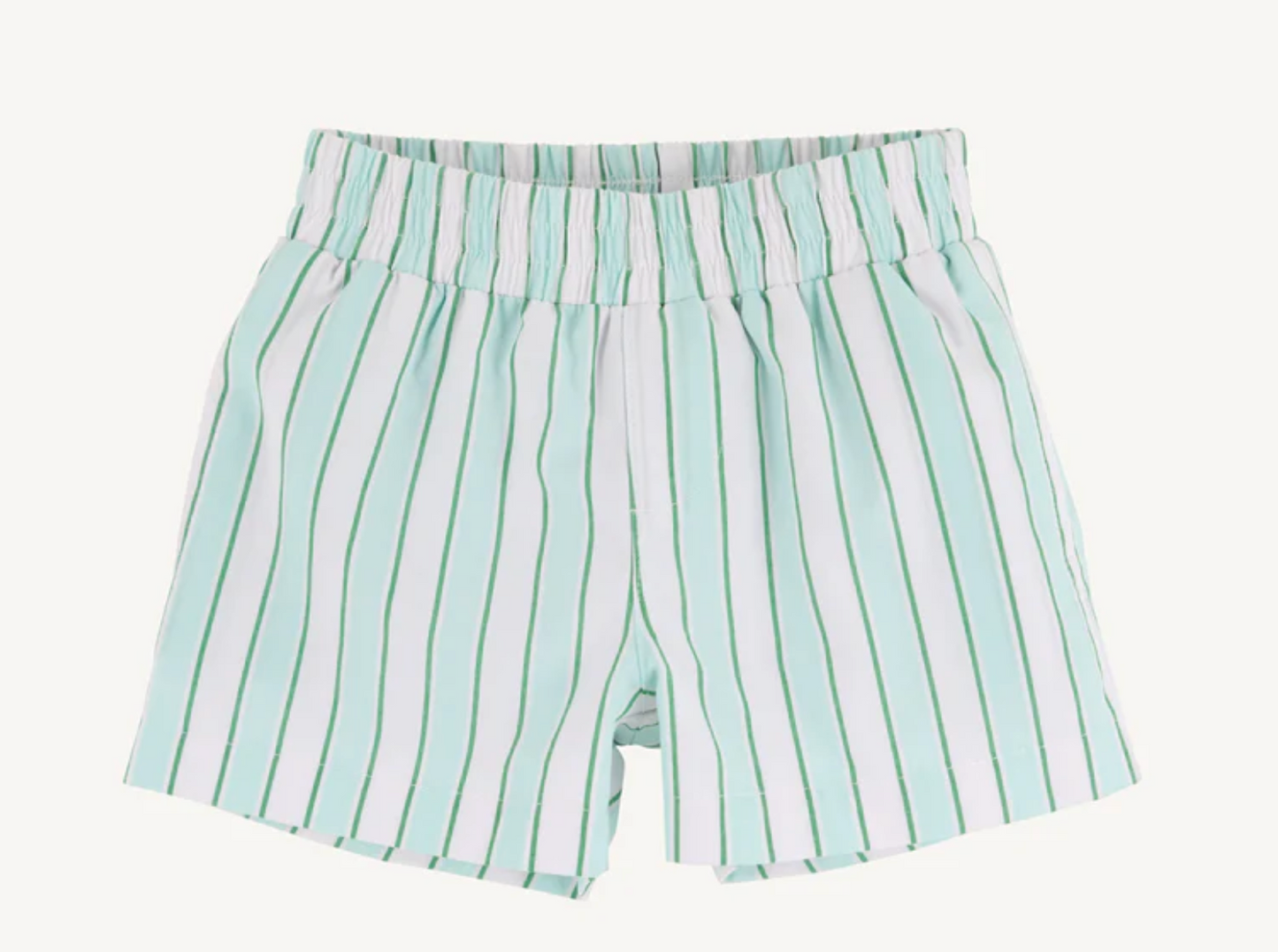 Beaufort Bonnet Sheffield Shorts--Tally Rd Ticking Stripe/Green