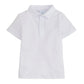 Little English Short Sleeve Polo--White