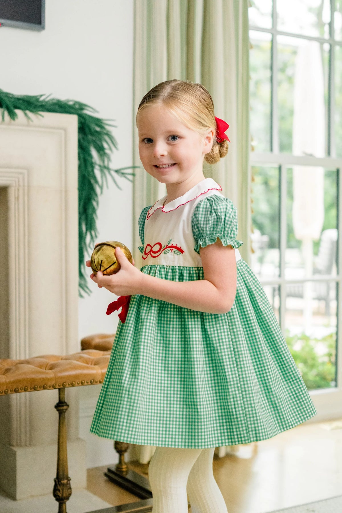 The Proper Peony Carol Christmas Dress