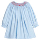 Little English Smocked Bishop Dress--Hearts