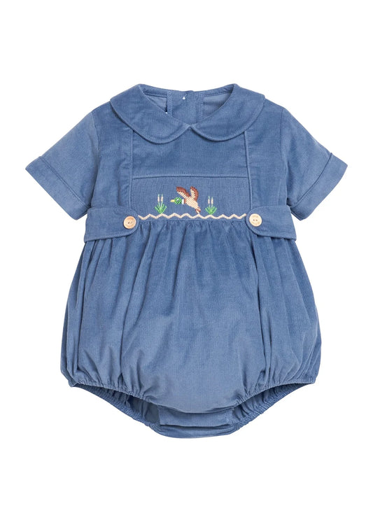 Little English Smocked Daniel Bubble--Flying Mallard