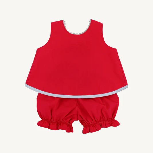 Beaufort Bonnet Susanne Swing Top Set--Richmond Red/Nantucket Navy