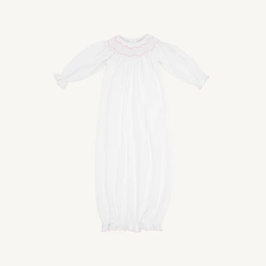 Beaufort Bonnet Sweetly Smocked Greeting Gown (Girl)