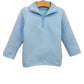 Trotter Street 1/4 Zip Quilted Pullover--Blue