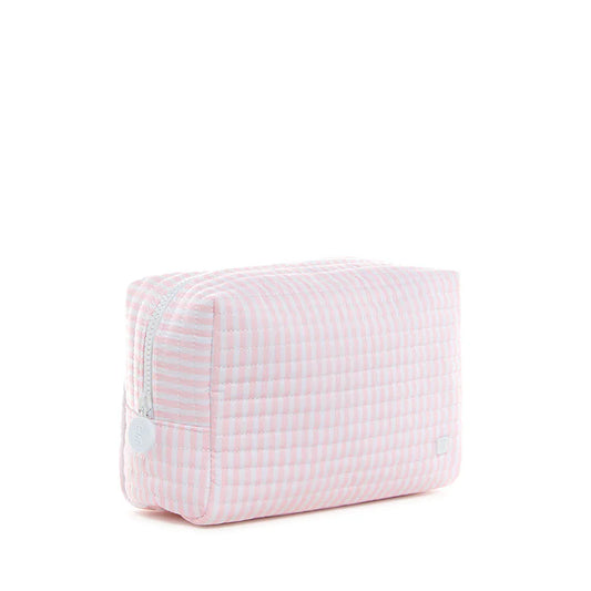 TRVL Design Quilted Everyday Bag Pimlico Stripe Pink