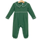 Trotter Street Joseph Romper--Hunter Green