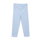Trotter Street Scallop Leggings--Light Blue Microgingham