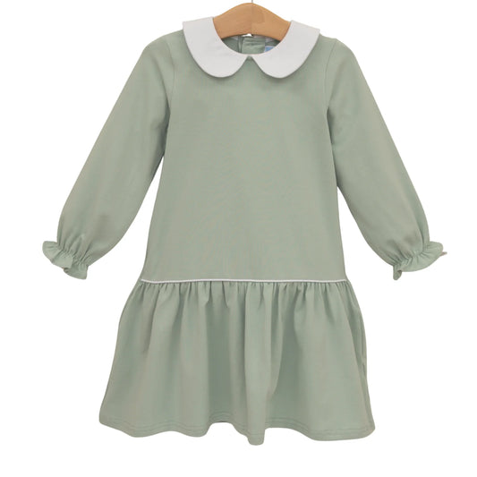 Trotter Street Katherine Dress--Sage Green