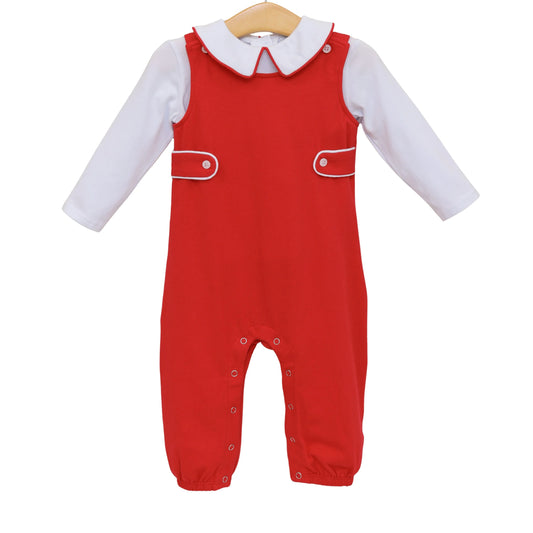 Trotter Street Elijah Jon Jon Set--Red