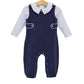 Trotter Street Elijah Jon Jon Set--Navy