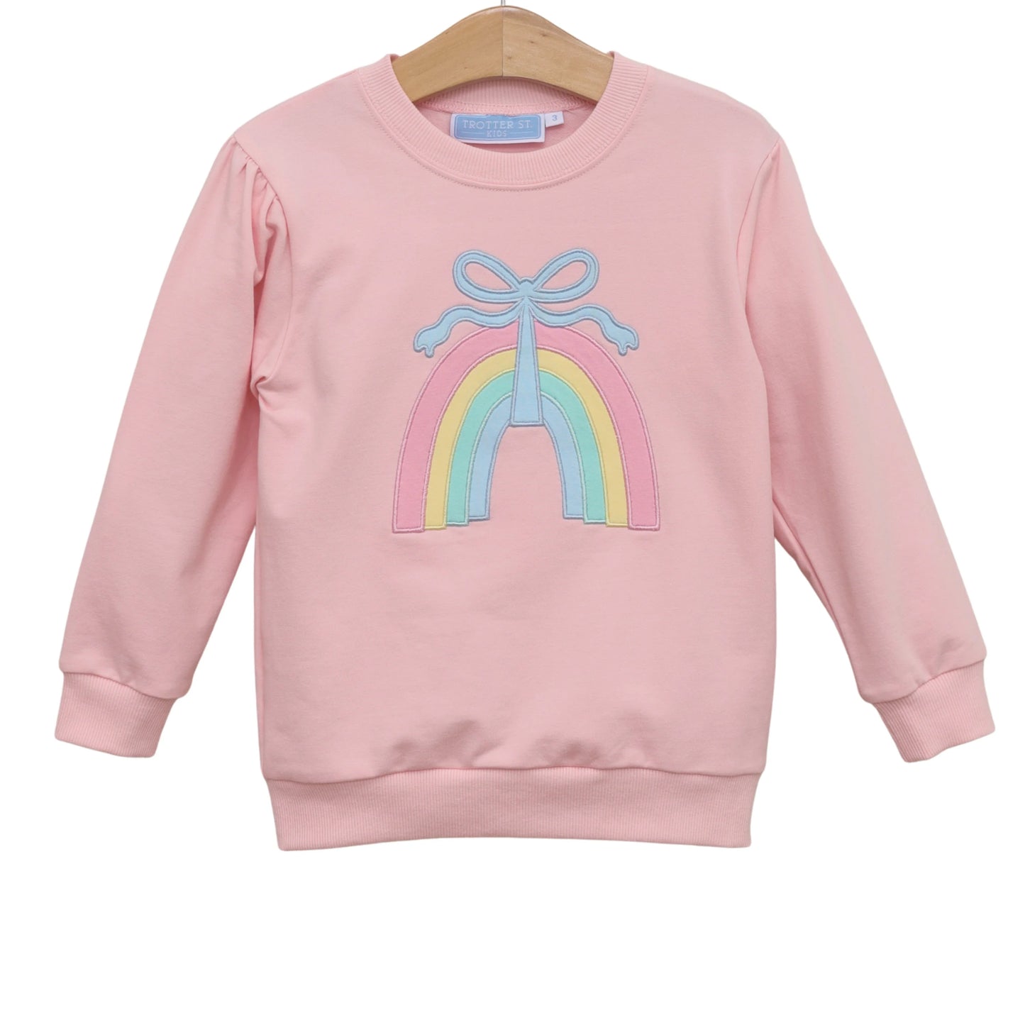 Trotter Street French Terry Pullover--Rainbow