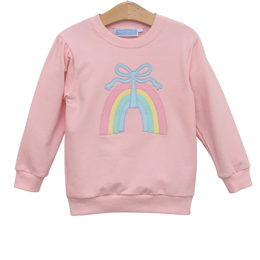 Trotter Street French Terry Pullover--Rainbow