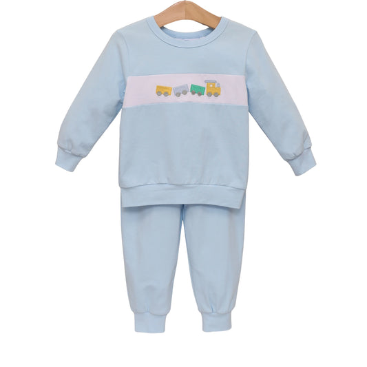 Trotter Street Train Jogger Set