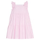 Little English Tiered Katie Dress--Pink Seersucker
