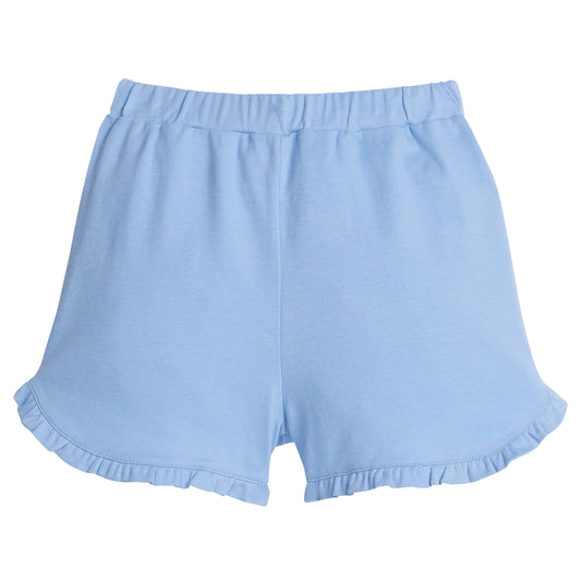 Little English Tulip Knit Short--Light Blue