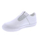 Footmates Shoes Drew - White Leather/Gray