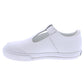 Footmates Shoes Drew - White Leather/Gray