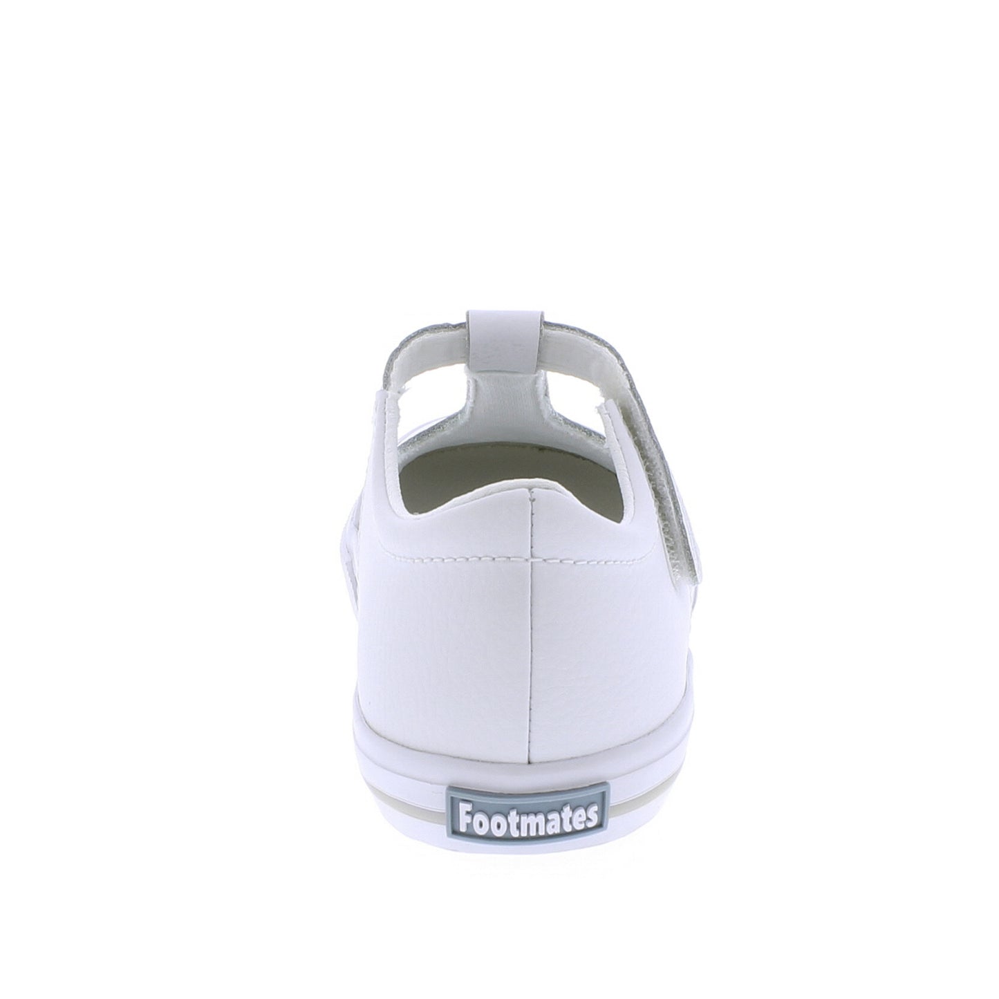 Footmates Shoes Drew - White Leather/Gray