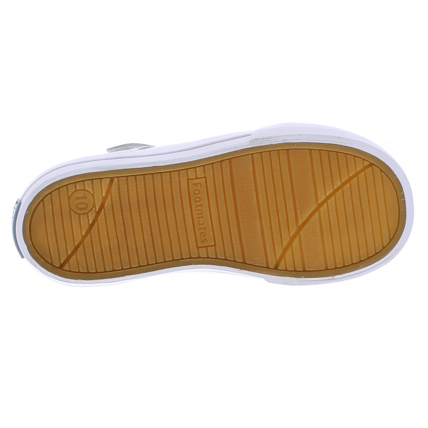 Footmates Shoes Drew - White Leather/Gray