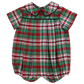 Bailey Boys Christmas Plaid Dressy Boy's Bubble--Short