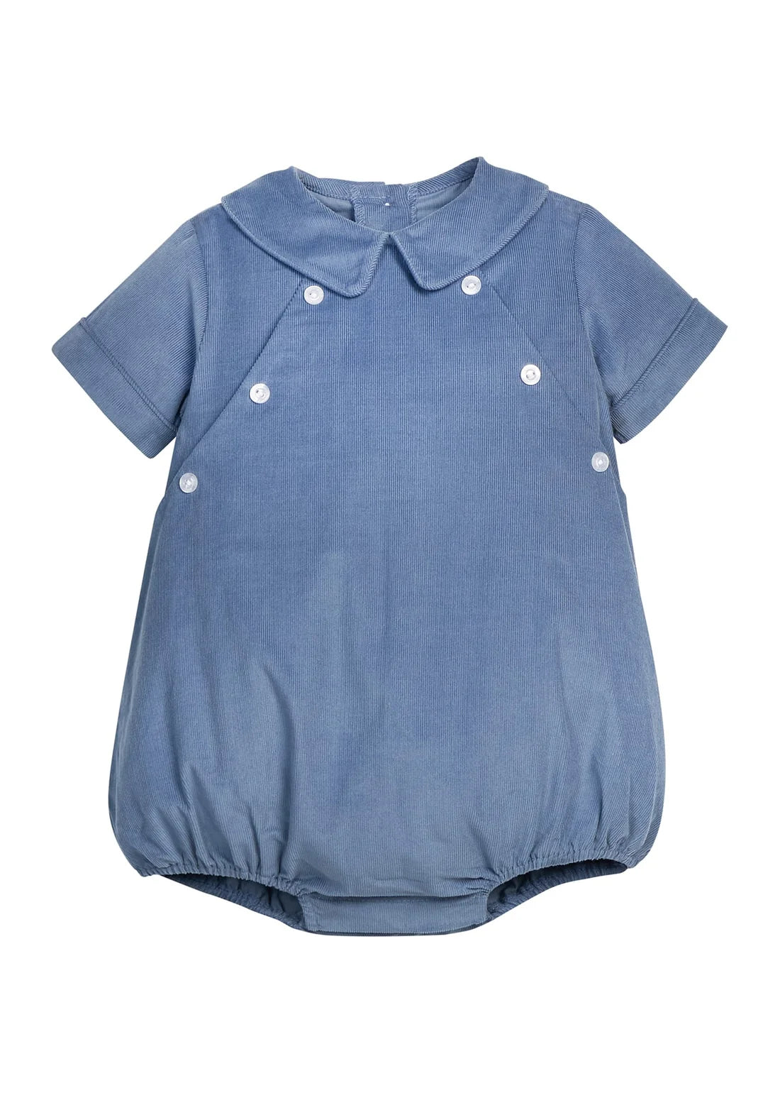 Little English Walker Bubble--Stormy Blue Corduroy