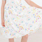 Mila and Rose Watercolor Rainbows Short Sleeve Pocket Twirl Dress