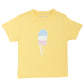 Mustard and Ketchup Short Sleeve Yellow Ice Cream Cone