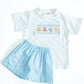 Ruth and Ralph Birthday Boy Smocked Beau T-Shirt/Shorts Set