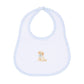 Magnolia Baby Sweet Golden Bib - Light Blue