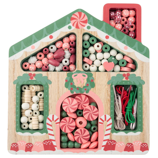 Stephen Joseph HOLIDAY BEAD BOUTIQUE GINGERBREAD HOUSE