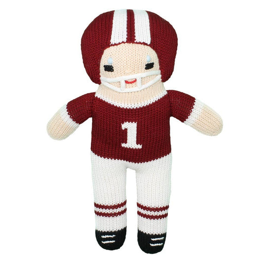 Zubels USC Garnet and Black Football Player Knit Dolls