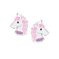 Sterling Silver Girls Stardust Unicorn Earrings for Kids