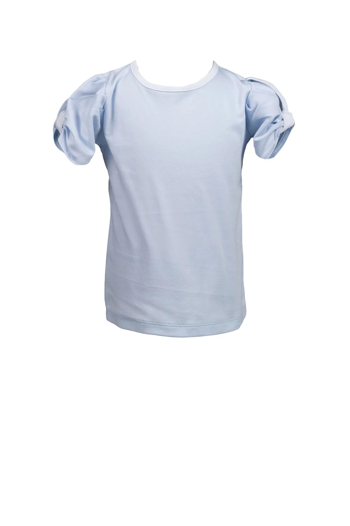 The Proper Peony Twist Shirt Light Blue