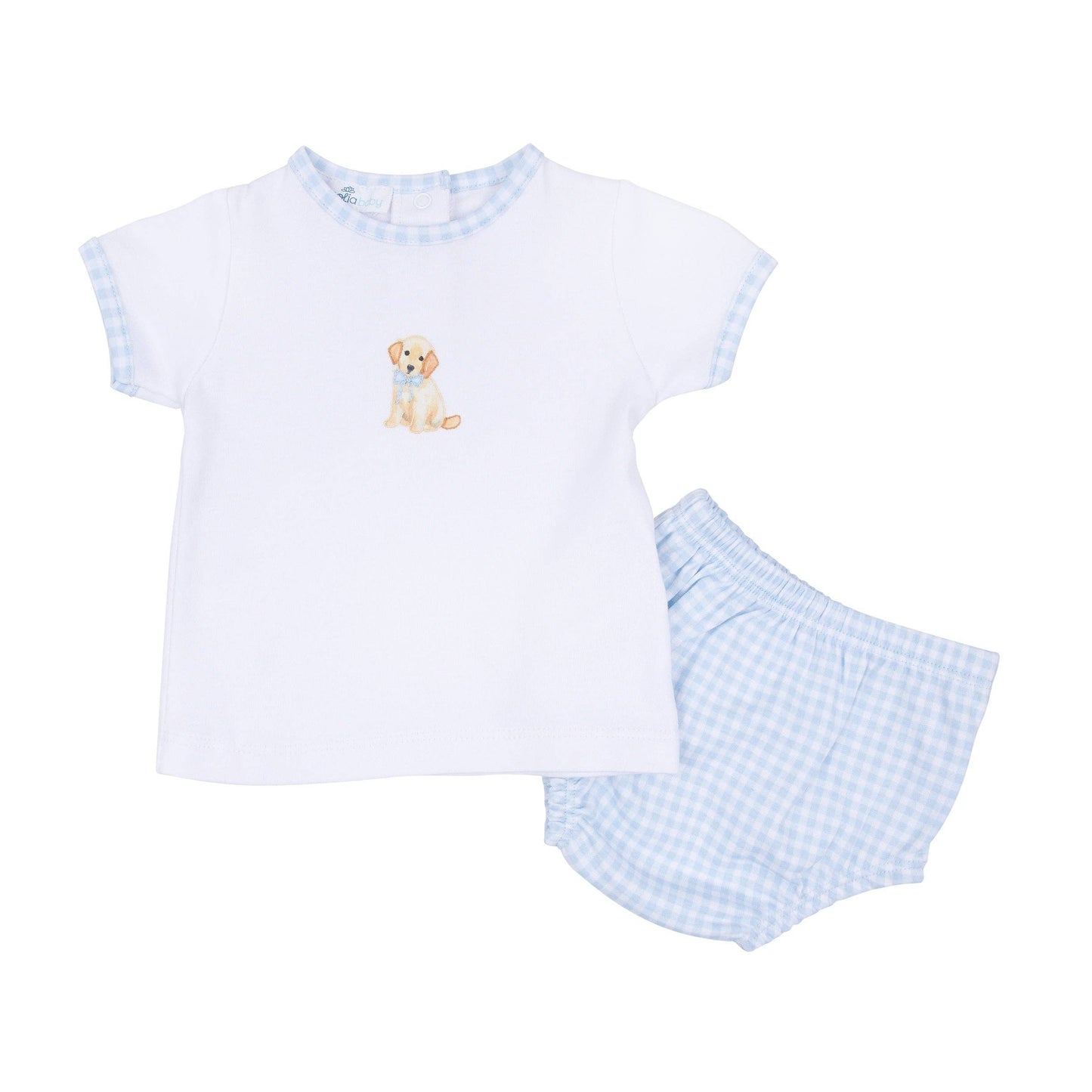 Magnolia Baby Sweet Golden Diaper Cover Set - Light Blue