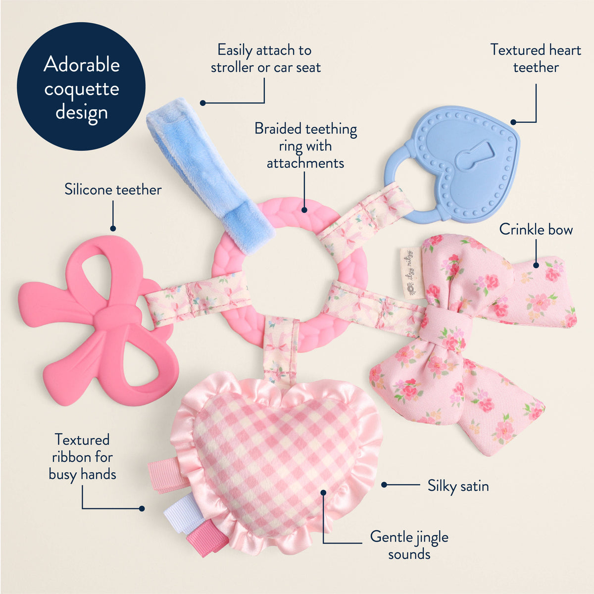 Itzy Ritzy Bow Bitzy Busy Ring™