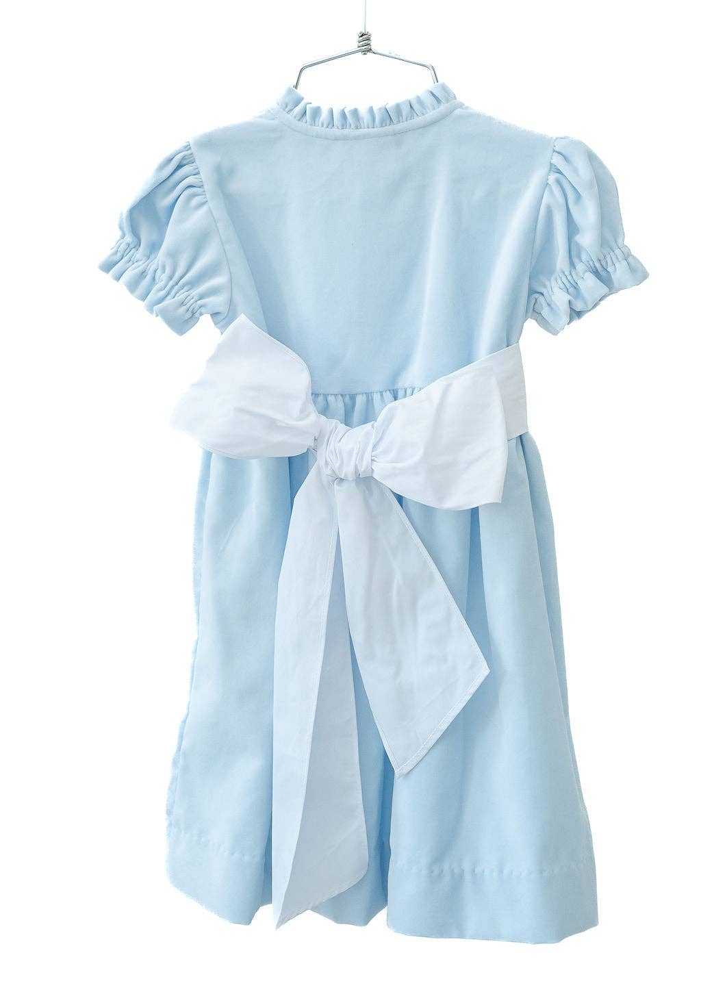 Ruth and Ralph Blue Velvet Holiday Dress