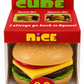 Needoh Stretchy Hamburger Squishy Burger Stress Toy