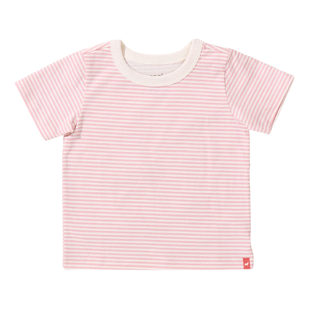 Coop by Pink Chicken adventure t-shirt - pink stripe