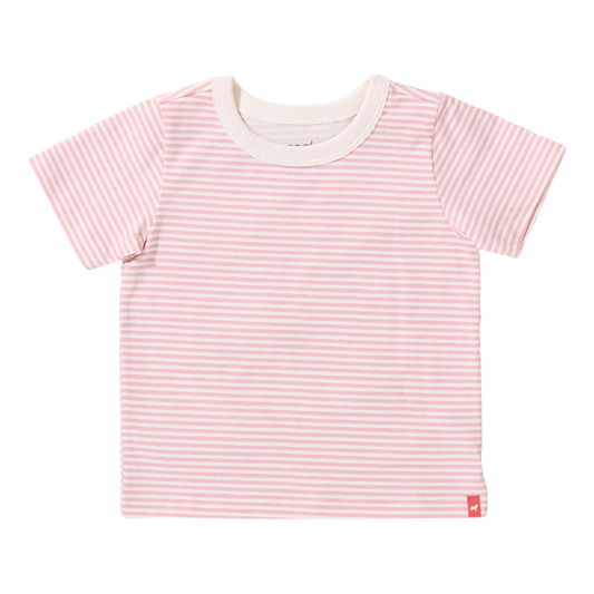 Coop by Pink Chicken adventure t-shirt - pink stripe
