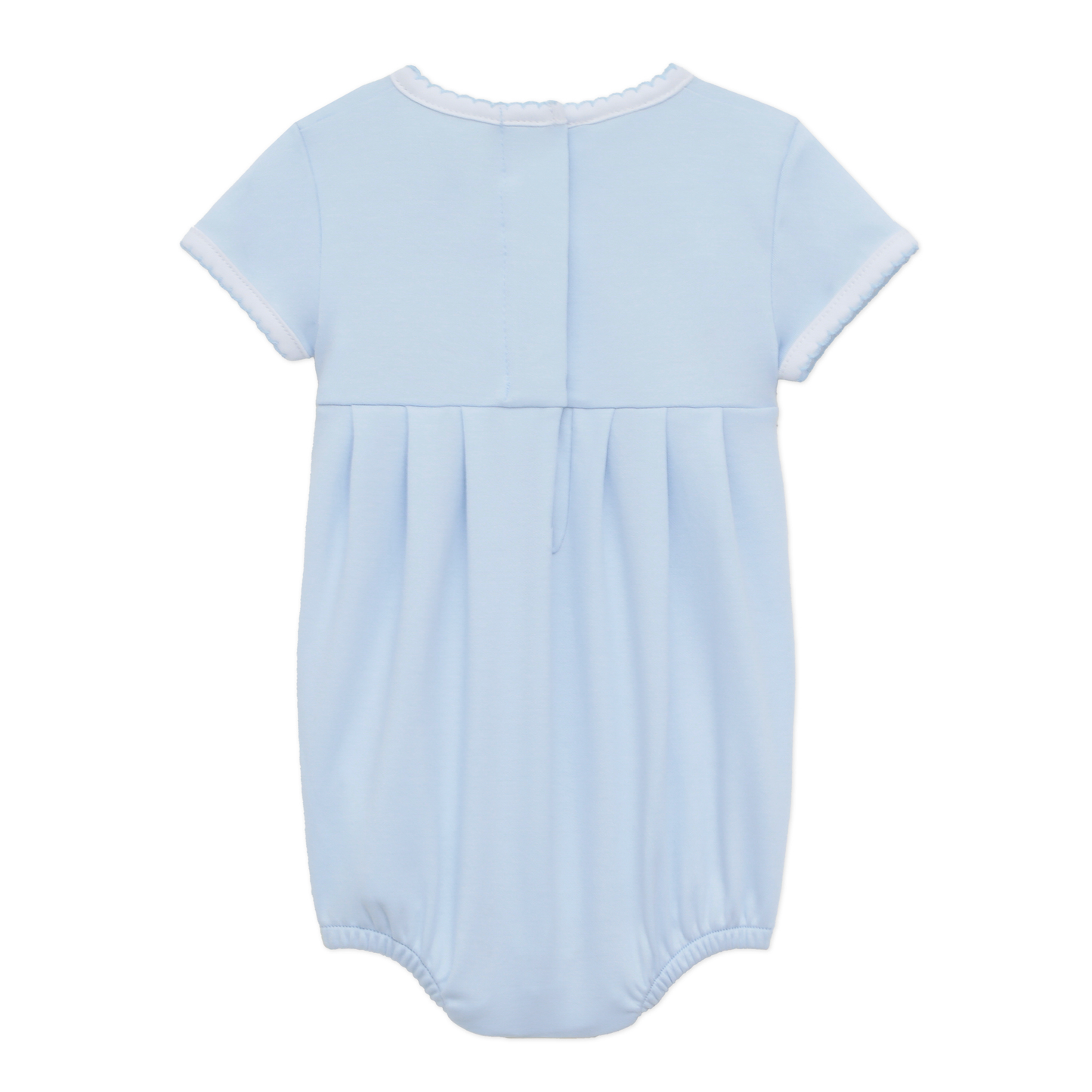 Magnolia Baby Little Ducklings Classics Smocked Bubble - Light Blue