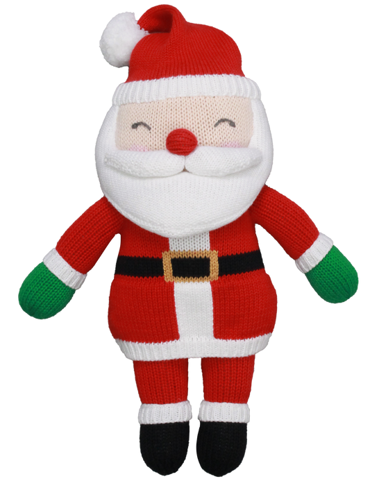 Zubels Jolly Mr. Claus Knit Doll