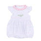 Magnolia Baby Alligator Pie Embroidered Bubble - Pink