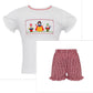 Anavini Snow White Red Gingham T-Shirt/Shorts Set