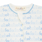 Magnolia Baby Bunny Hop Zip Footie - Sky