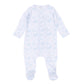 Magnolia Baby Holiday Toile Footie - Light Blue