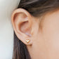 Kids 14K Gold Puff Heart Earrings